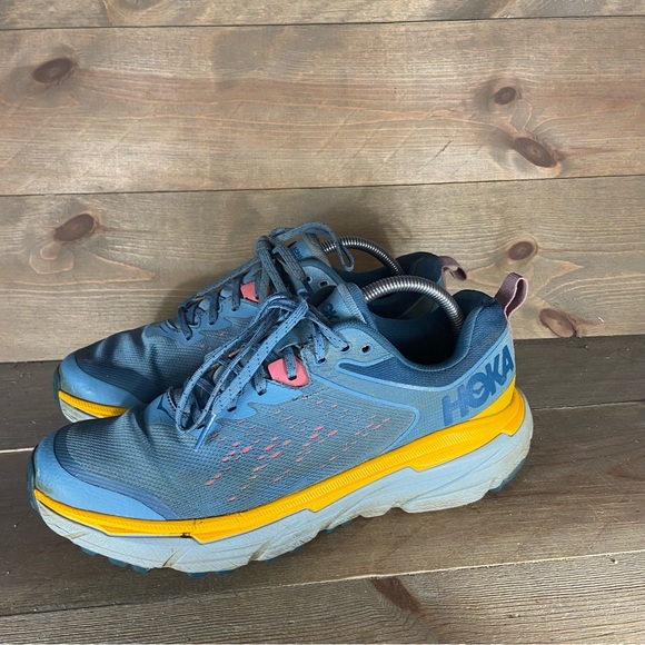 Hoka One One Shoes - Hoka one challenger ATR 6 womens size 9.5 B shoes blue trail hiking sneakers